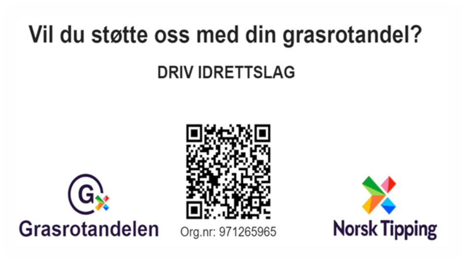 Vil du støtte Driv IL med din grasrotandel?